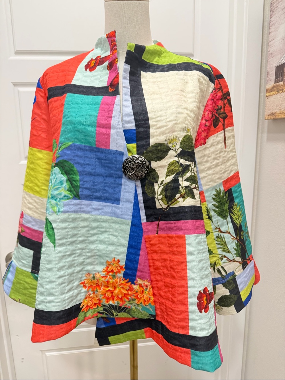 IC Collection Multi Print Lightweight Jacket - Picture 4 of 12